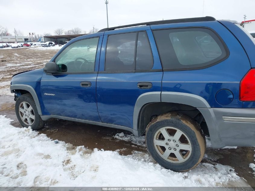 2006 Isuzu Ascender S VIN: 4NUDS13SX62703007 Lot: 43809317