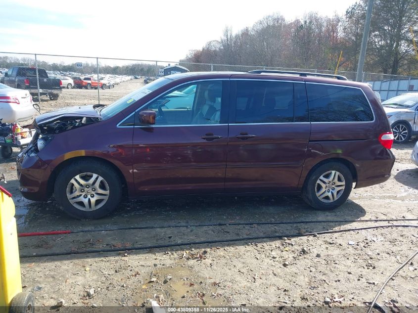 2007 Honda Odyssey Ex-L VIN: 5FNRL38777B457028 Lot: 43809358