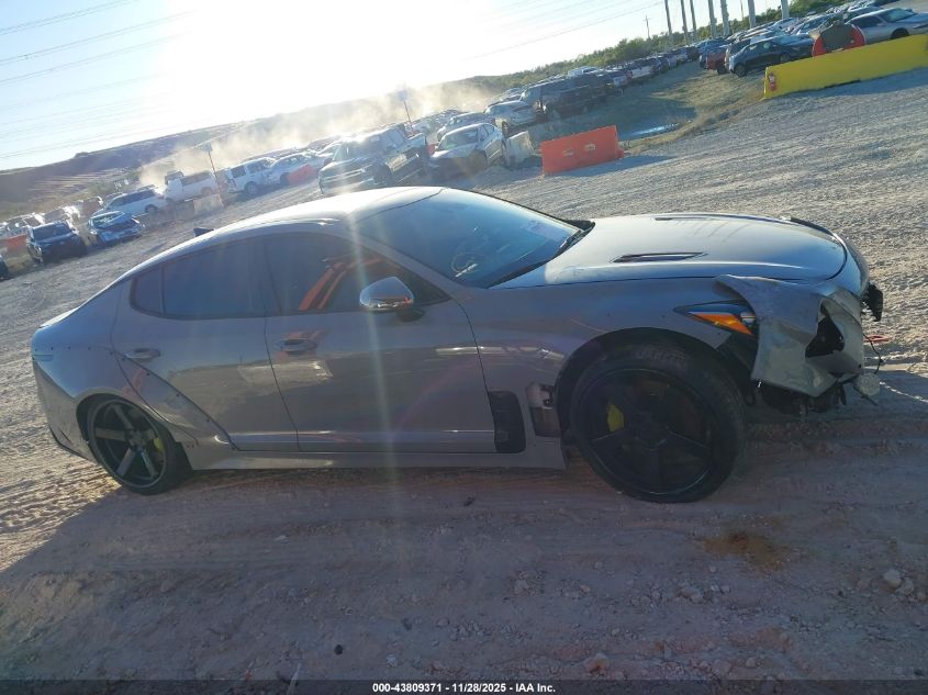 2019 Kia Stinger Gt2 VIN: KNAE55LC1K6052244 Lot: 43809371