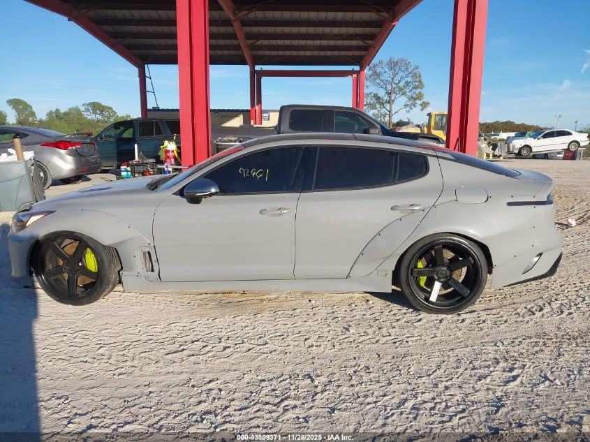 2019 Kia Stinger Gt2 VIN: KNAE55LC1K6052244 Lot: 43809371