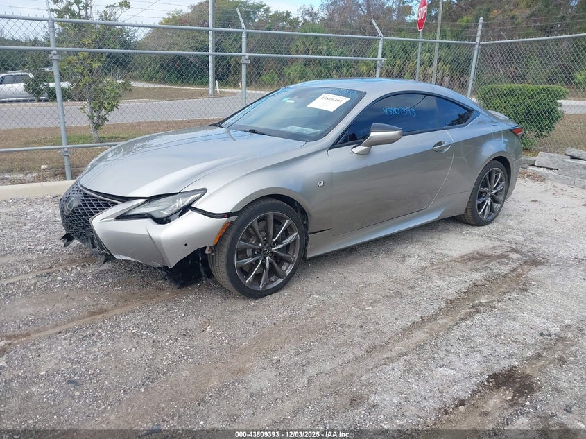 Vin: jthga5bc7l5010904, lot: 44304851, lexus rc 300 f sport 20202