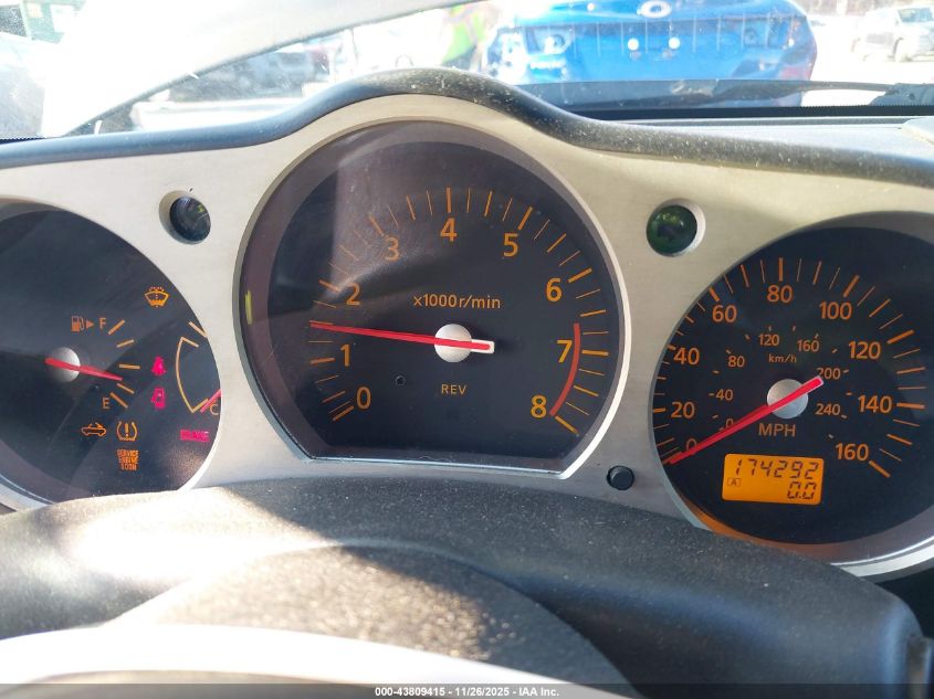 2005 Nissan 350Z Touring VIN: JN1AZ36A85M754164 Lot: 43809415