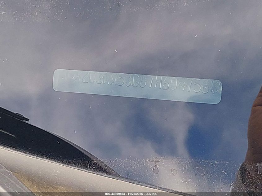 2007 Chrysler 300 VIN: 2C3KA53G87H604756 Lot: 43809463