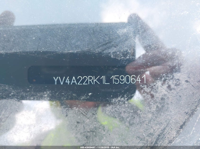 2020 Volvo Xc60 T6 Momentum VIN: YV4A22RK1L1590641 Lot: 43809497