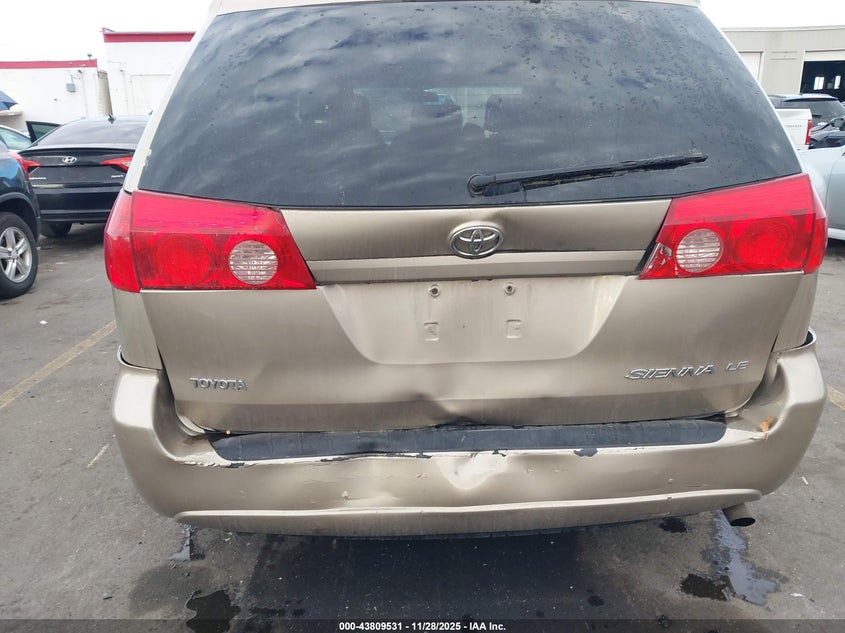 2008 Toyota Sienna Le VIN: 5TDZK23C48S145215 Lot: 43809531