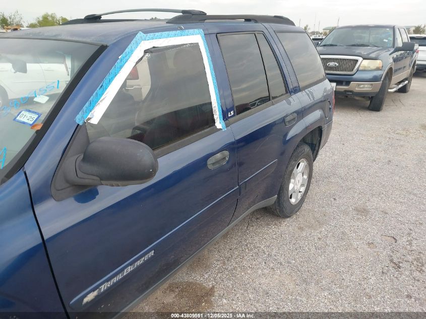 2002 Chevrolet Trailblazer Ls VIN: 1GNDS13S222304167 Lot: 43809551
