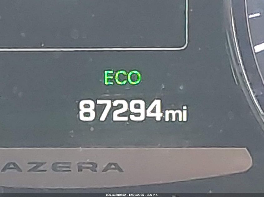 2016 Hyundai Azera VIN: KMHFG4JG3GA527152 Lot: 43809552