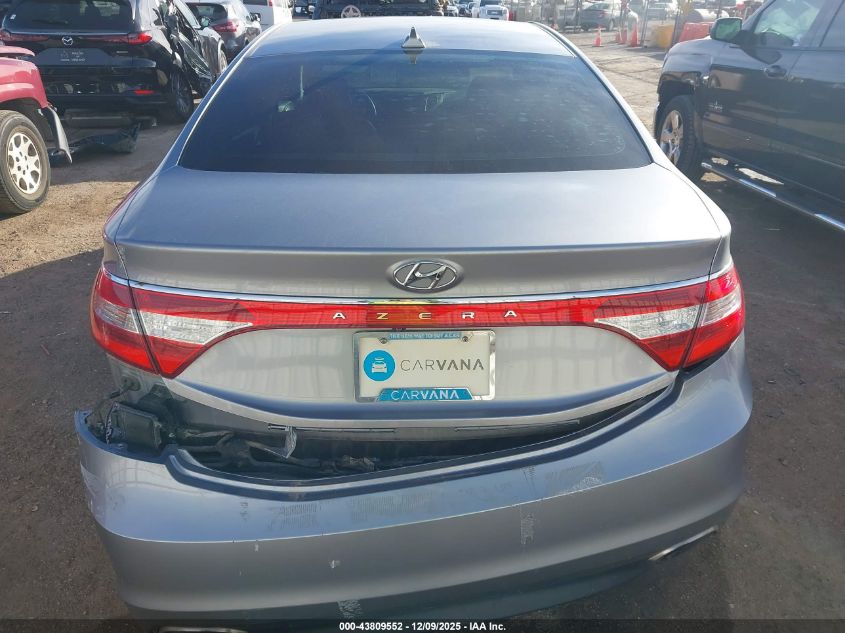 2016 Hyundai Azera VIN: KMHFG4JG3GA527152 Lot: 43809552