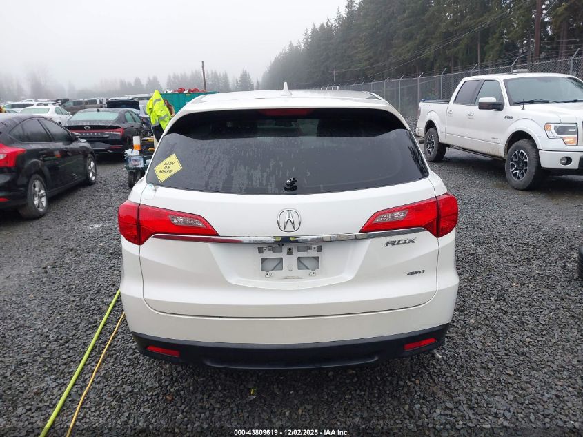 2015 Acura Rdx VIN: 5J8TB4H50FL009367 Lot: 43809619