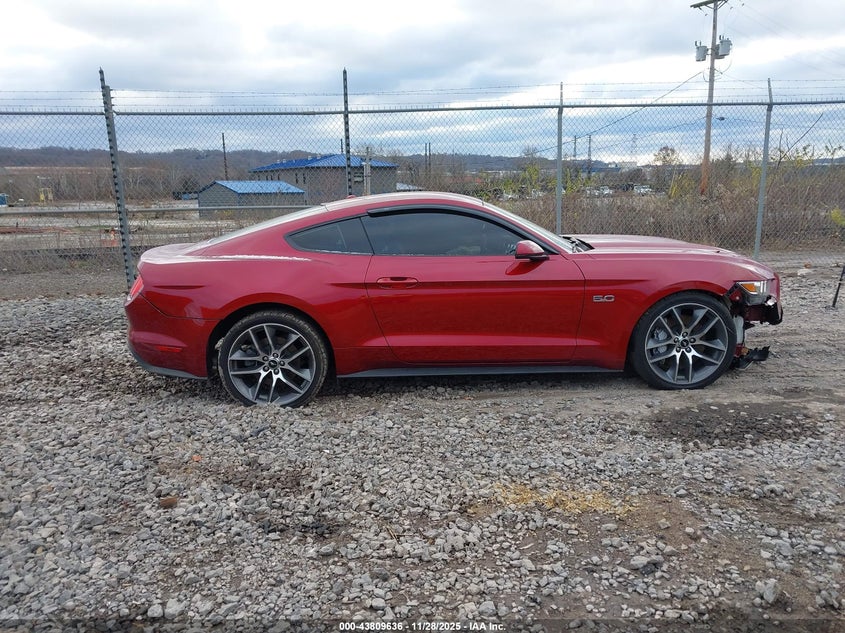 2015 Ford Mustang Gt Premium VIN: 1FA6P8CF3F5301710 Lot: 43809636