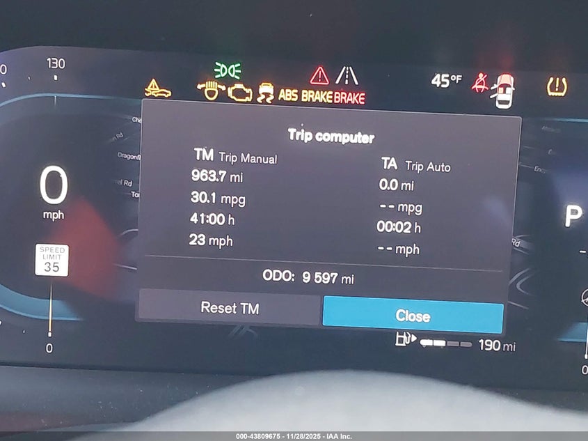 2025 Volvo S60 B5 Core VIN: 7JRL12FJ8SG362112 Lot: 43809675