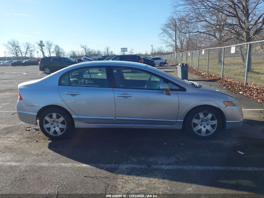 2008 Honda Civic Lx VIN: 2HGFA16508H355551 Lot: 43809716