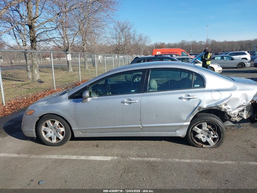 2008 Honda Civic Lx VIN: 2HGFA16508H355551 Lot: 43809716