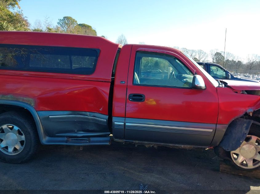 2000 Chevrolet Silverado 1500 Ls VIN: 1GCEK14T2YE133786 Lot: 43809719