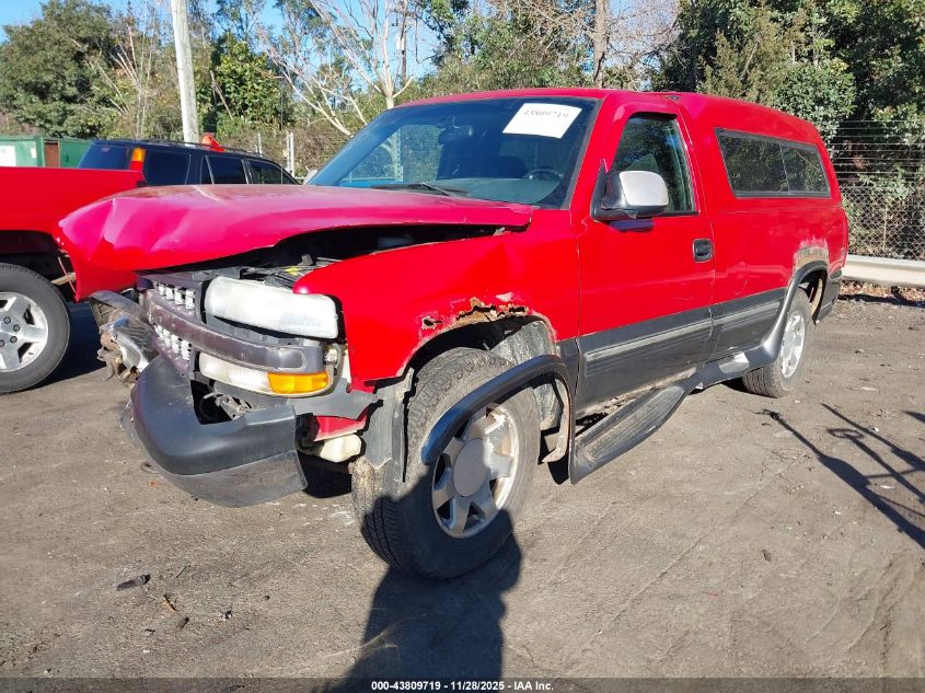 2000 Chevrolet Silverado 1500 Ls VIN: 1GCEK14T2YE133786 Lot: 43809719