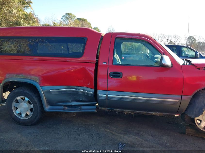 2000 Chevrolet Silverado 1500 Ls VIN: 1GCEK14T2YE133786 Lot: 43809719