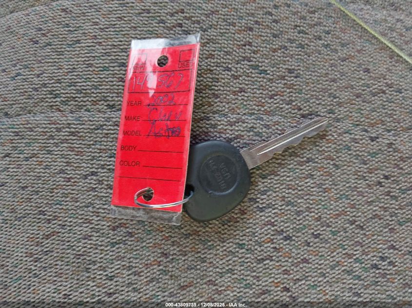 2002 Chevrolet Astro Ls VIN: 1GNDM19X22B149567 Lot: 43809739