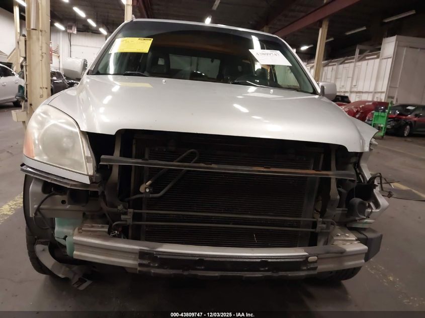 2004 Honda Pilot Ex-L VIN: 2HKYF18634H598738 Lot: 43809747