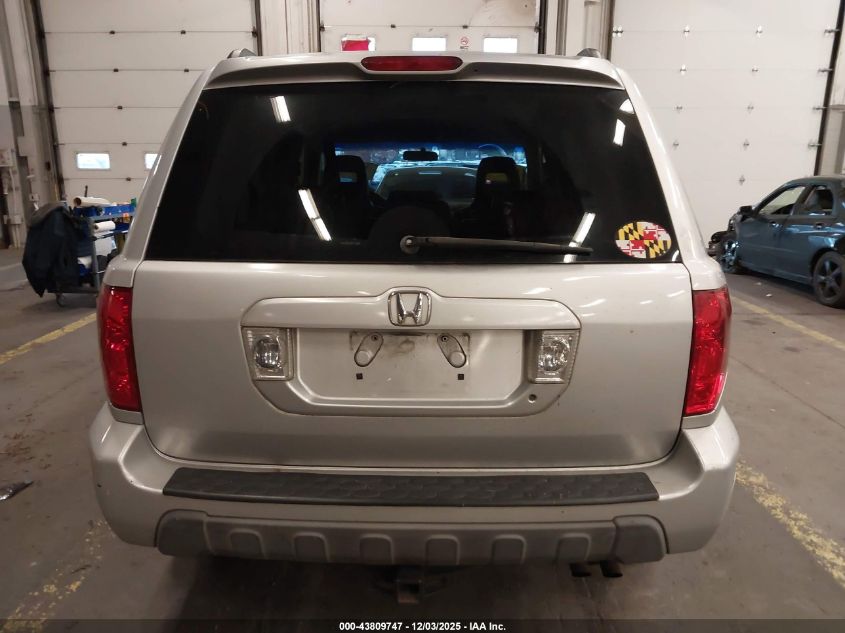 2004 Honda Pilot Ex-L VIN: 2HKYF18634H598738 Lot: 43809747