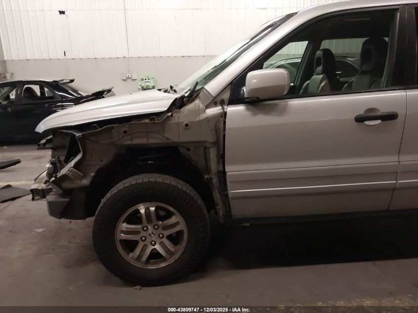 2004 Honda Pilot Ex-L VIN: 2HKYF18634H598738 Lot: 43809747