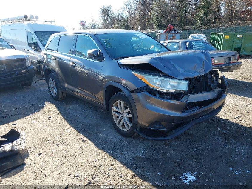 TOYOTA HIGHLANDER LE V6