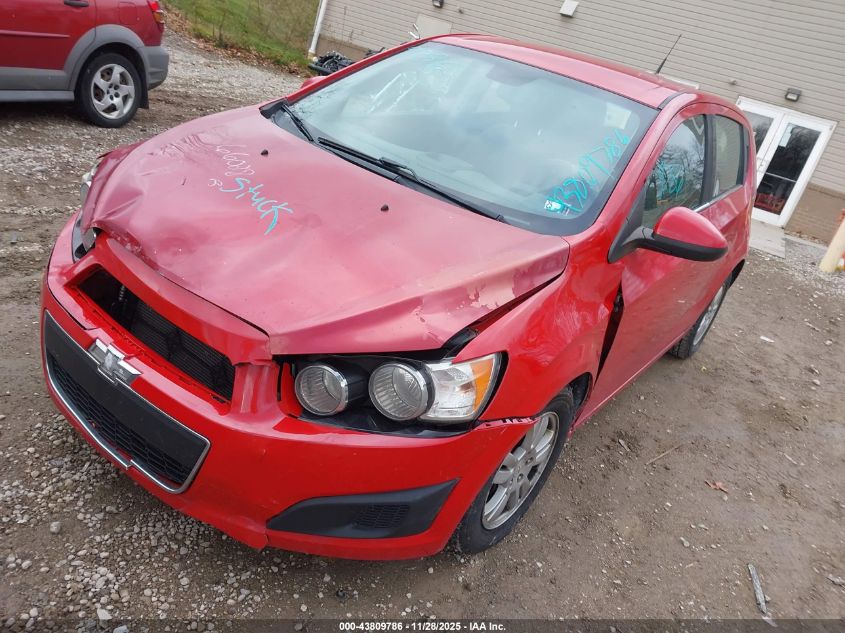 2012 Chevrolet Sonic 2Lt VIN: 1G1JC6SHXC4106298 Lot: 43809786