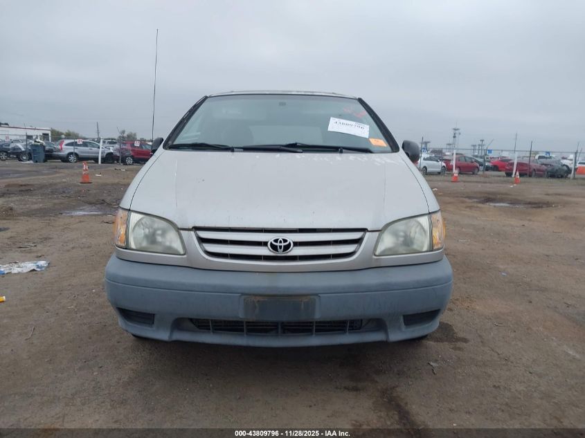 2003 Toyota Sienna Le VIN: 4T3ZF13C33U531176 Lot: 43809796