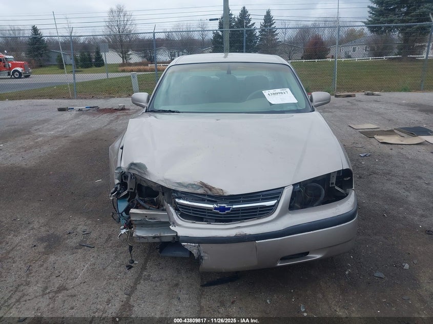 2002 Chevrolet Impala VIN: 2G1WF55E129131515 Lot: 43809817