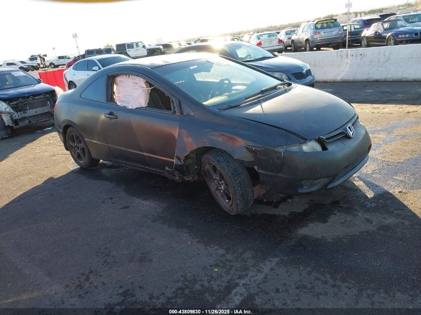 2006 Honda Civic Lx VIN: 2HGFG12676H573707 Lot: 43809830