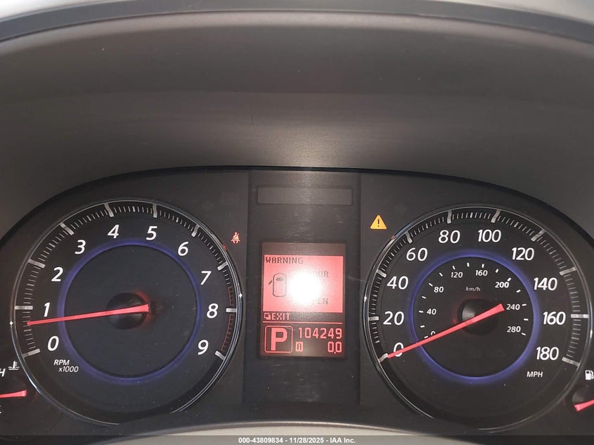 2010 Infiniti Fx35 VIN: JN8AS1MW3AM855390 Lot: 43809834