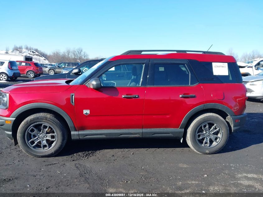 2021 Ford Bronco Sport Big Bend VIN: 3FMCR9B67MRA67561 Lot: 43809861