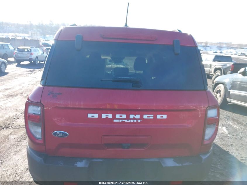 2021 Ford Bronco Sport Big Bend VIN: 3FMCR9B67MRA67561 Lot: 43809861