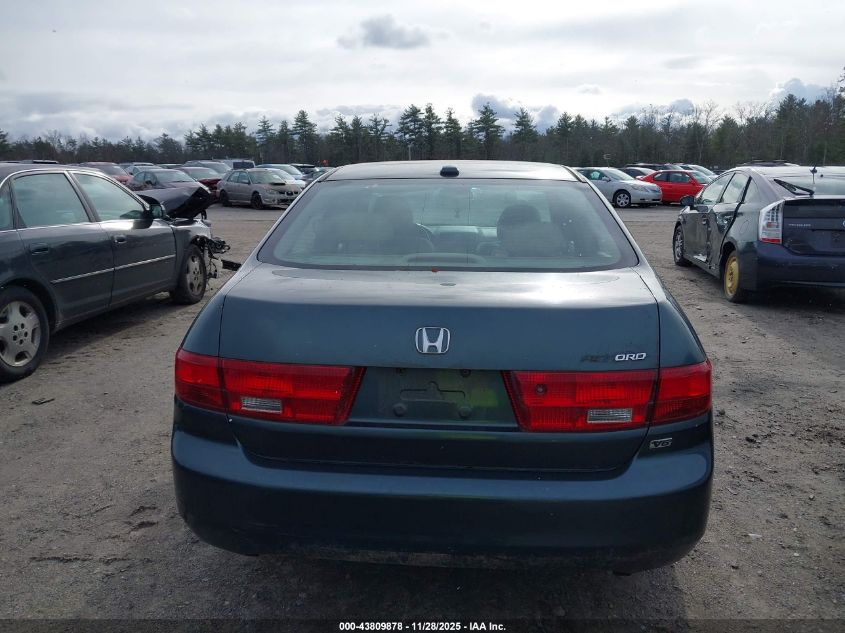 2005 Honda Accord 3.0 Ex VIN: 1HGCM665X5A015650 Lot: 43809878