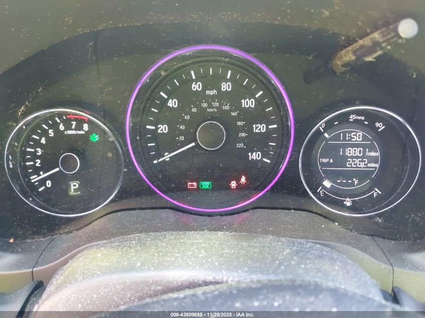 2017 Honda Hr-V Ex-L VIN: 3CZRU5H71HM700039 Lot: 43809885