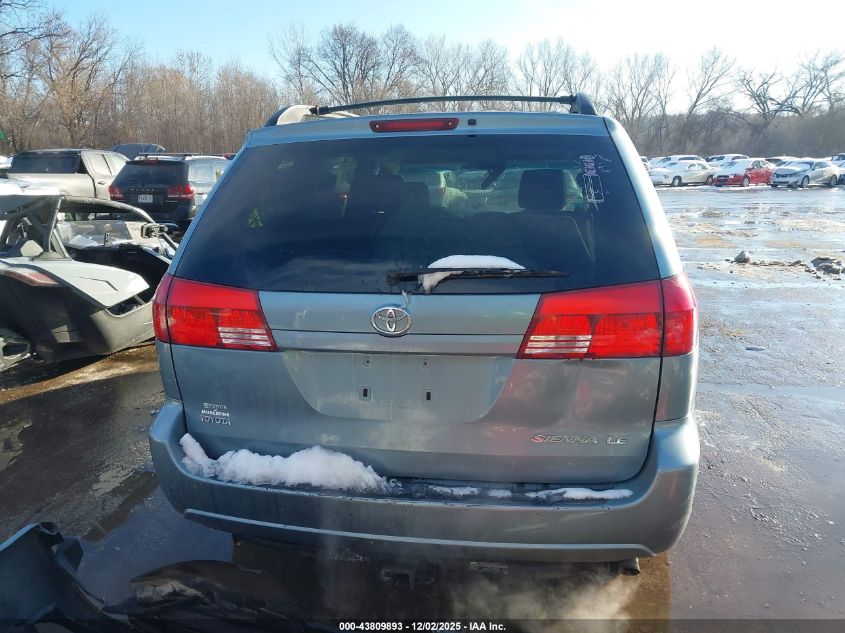 2005 Toyota Sienna Le VIN: 5TDZA23C25S344908 Lot: 43809893