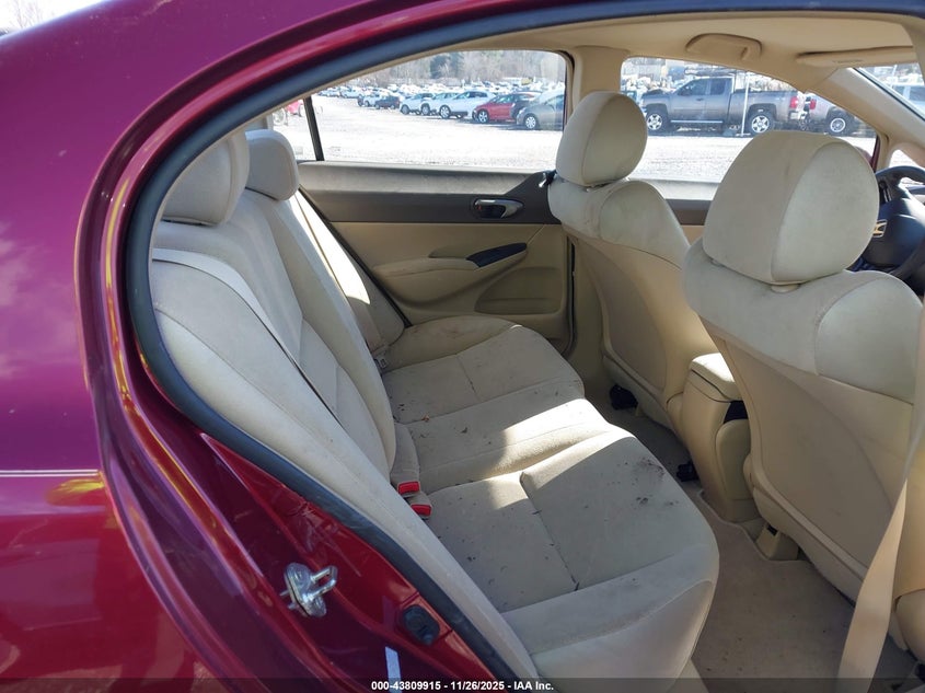 2008 Honda Civic Lx VIN: 1HGFA16588L040161 Lot: 43809915