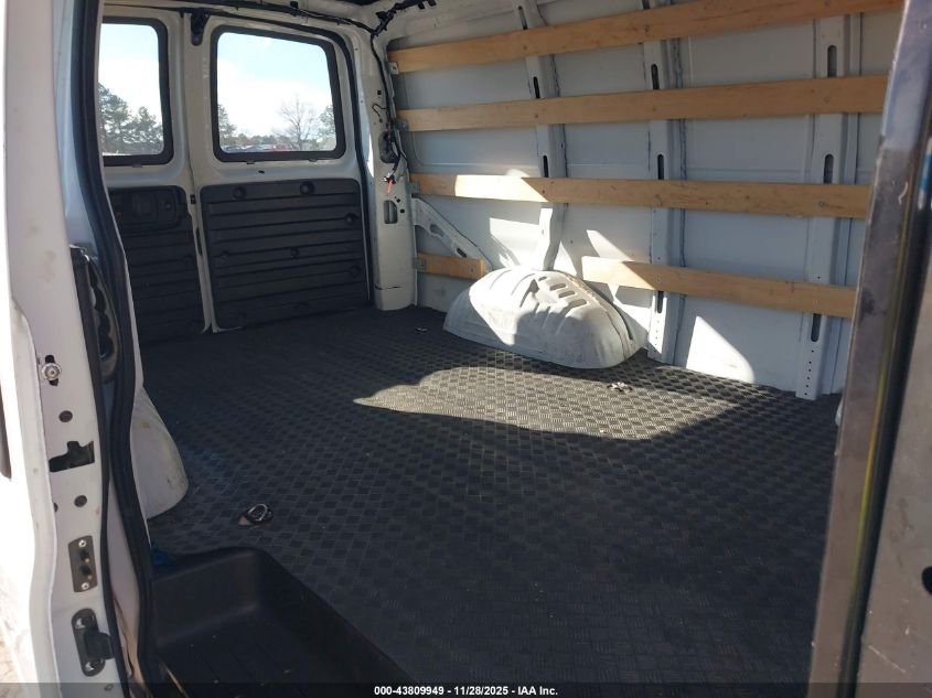 2020 GMC Savana Cargo Rwd 2500 Regular Wheelbase Work Van VIN: 1GTW7AFG1L1261149 Lot: 43809949