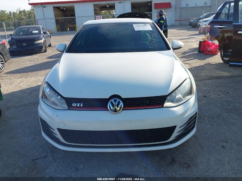 2017 Volkswagen Golf Gti Autobahn 4-Door/S 4-Door/Se 4-Door/Sport VIN: 3VW4T7AU9HM027450 Lot: 43810067