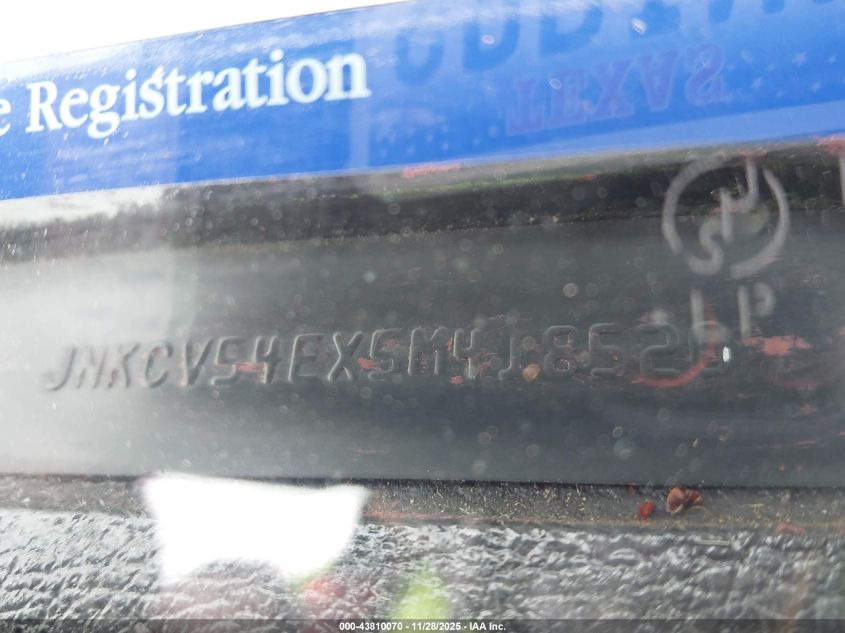 2005 Infiniti G35 VIN: JNKCV54EX5M418520 Lot: 43810070