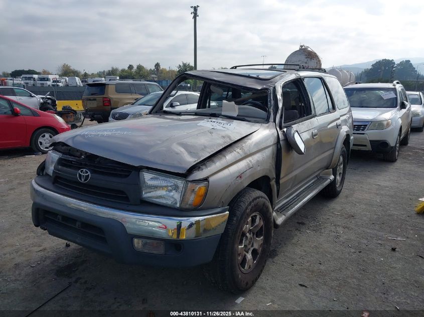 2002 Toyota 4Runner Sr5 V6 VIN: JT3GN86R620250631 Lot: 43810131