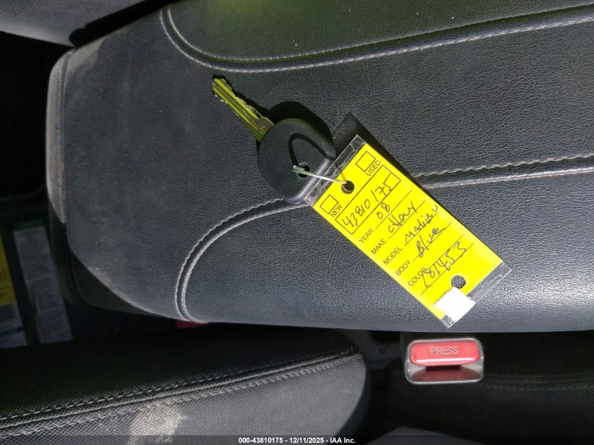 2008 Chevrolet Malibu Ls VIN: 1G1ZG57B68F181453 Lot: 43810175