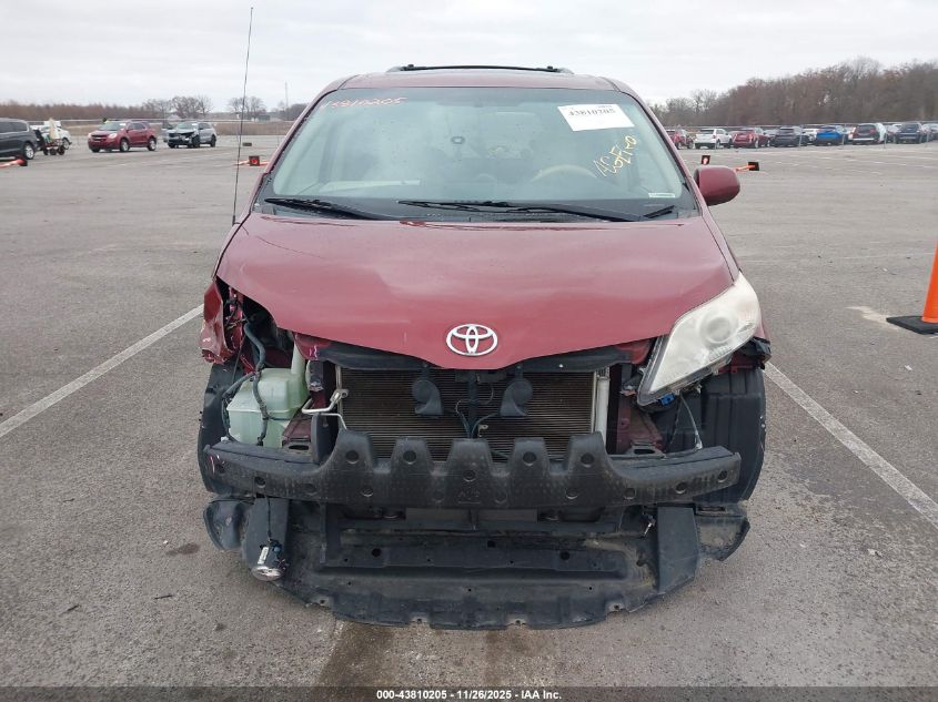 2014 Toyota Sienna Xle V6 8 Passenger VIN: 5TDYK3DCXES464579 Lot: 43810205