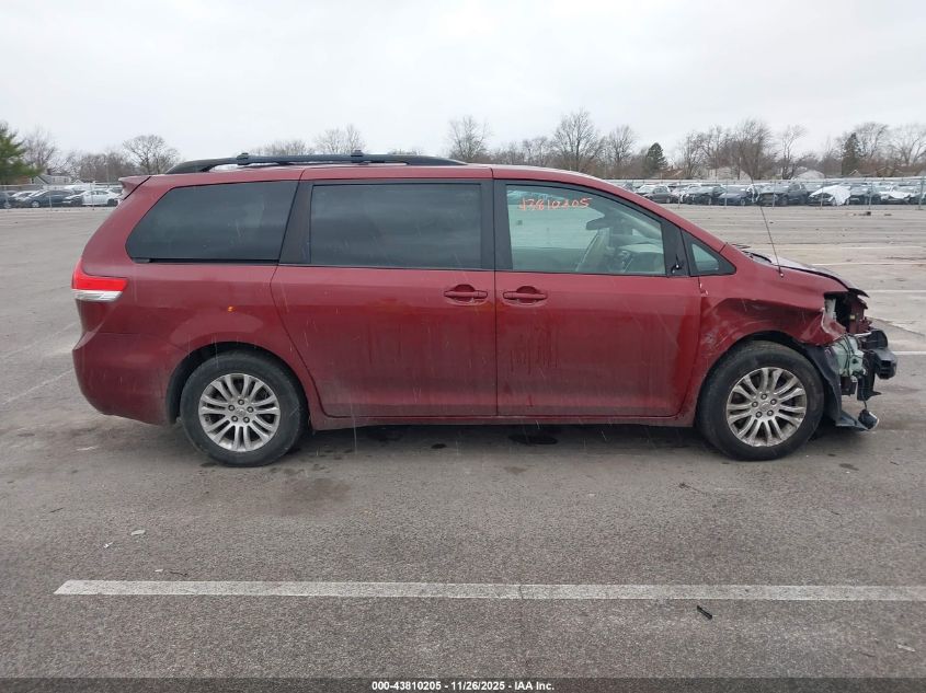 2014 Toyota Sienna Xle V6 8 Passenger VIN: 5TDYK3DCXES464579 Lot: 43810205