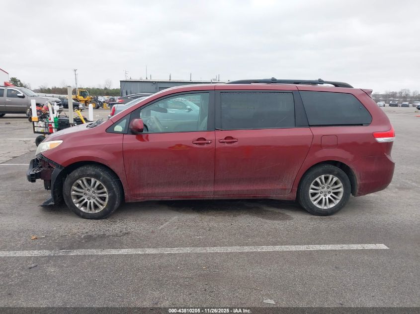 2014 Toyota Sienna Xle V6 8 Passenger VIN: 5TDYK3DCXES464579 Lot: 43810205