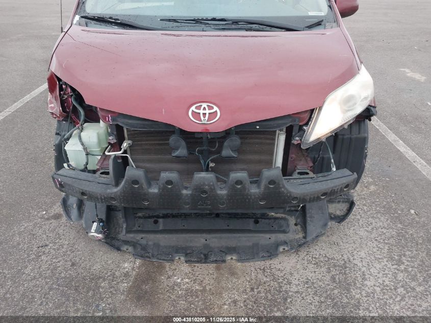 2014 Toyota Sienna Xle V6 8 Passenger VIN: 5TDYK3DCXES464579 Lot: 43810205