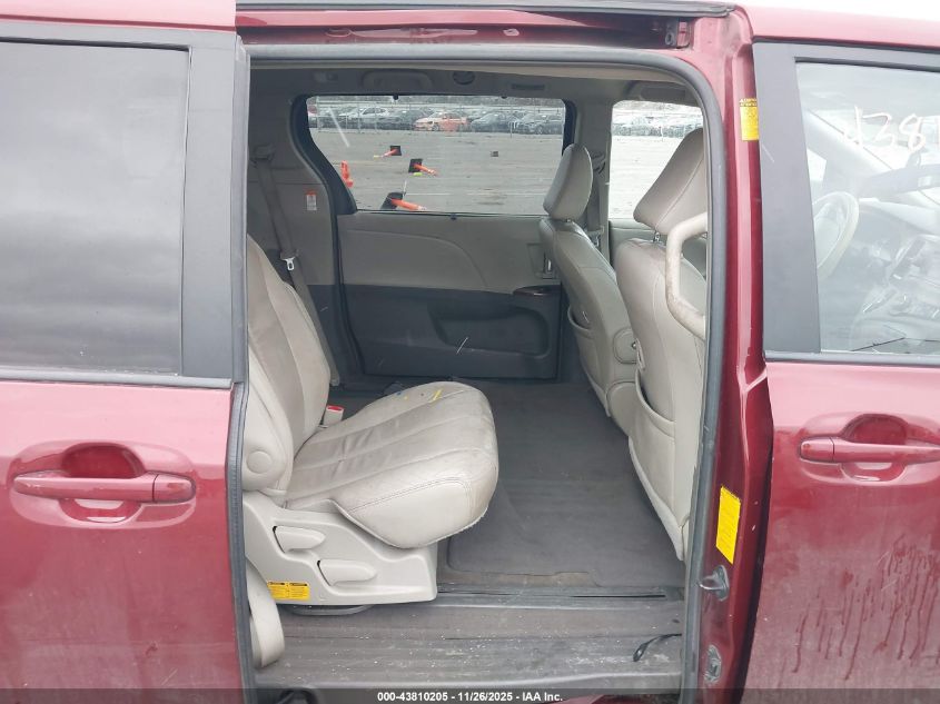 2014 Toyota Sienna Xle V6 8 Passenger VIN: 5TDYK3DCXES464579 Lot: 43810205