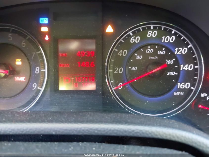 2008 Infiniti G35X VIN: JNKBV61F88M265882 Lot: 43810230