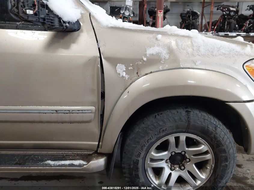 2005 Toyota Sequoia Limited V8 VIN: 5TDBT48A25S239901 Lot: 43810291