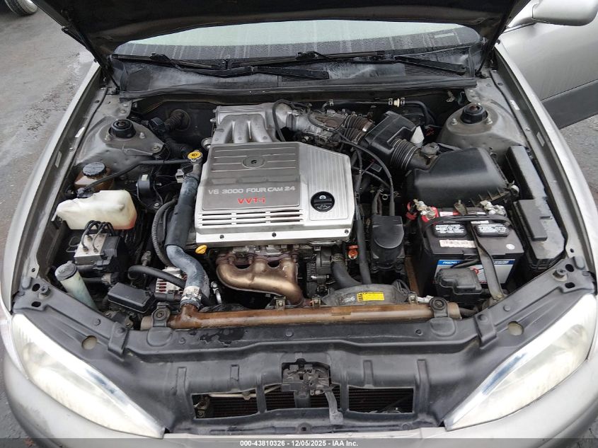 2000 Lexus Es 300 VIN: JT8BF28G8Y5078429 Lot: 43810326