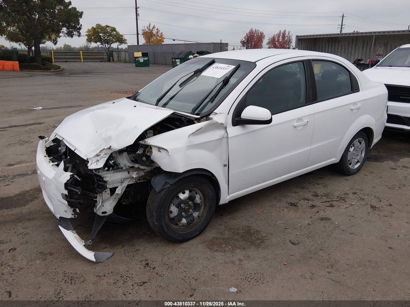2009 CHEVROLET AVEO SEDAN 1.6L I-4 DOHC, VVT, 106HP